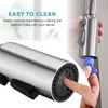 Metal Kitchen Faucet Head Replacement, 3-Function Pull Down Spray Head