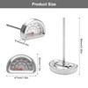 HENGBIRD Thermometer for Omnia Oven, BBQ Grill Thermometer Temperature Display