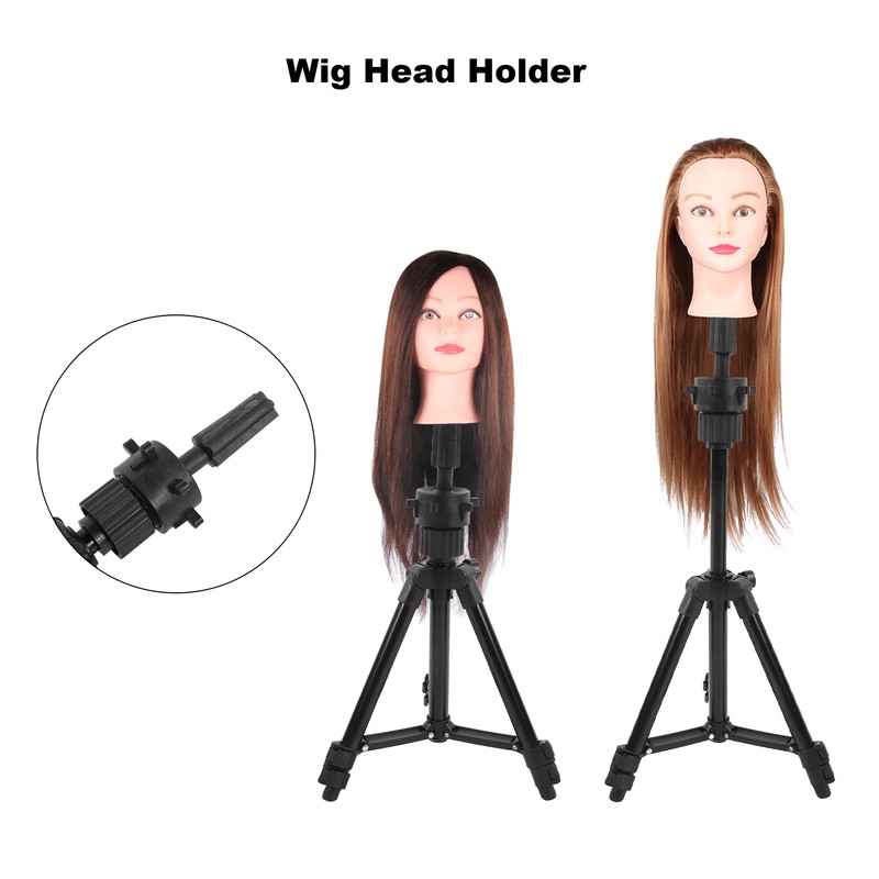 Tripod Wig Head Mold Holder Stand Bracket Aluminum Alloy False