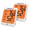 ThermoPro TP53 2 Pack Digital Hygrometer Indoor Thermometer for Home,