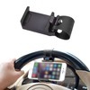 HAOBO Car Phone Holder - Adjustable Car Cradle, Steering Wheel