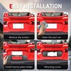 Rear License Plate Frame,Aluminum License Backing Frame Cover Grill Vent