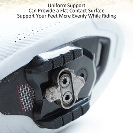 Bicycle Pedal Adapters, Bicycle Pedal Light Converter, Double Cleat Adapters for Road Mountain Bike Lock Step, Metal Bicycle Accessories