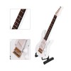 Minature Electric Guitar Wooden Mini Instrument Model Suitable for Gifts