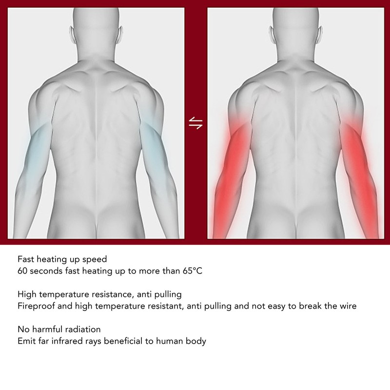 Electric Heating Arm Sleeve Multifunction Relieve Swelling Improve Pain Heated