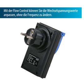 AquaForte FC-300 Flow Control Power Regulator, Black