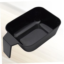FOMIYES Hair Dye Bowl with Handle Plastic Tinting Bowl for Hair Color Mixing for Home and Salon Use Easy to Clean and Reusable Black