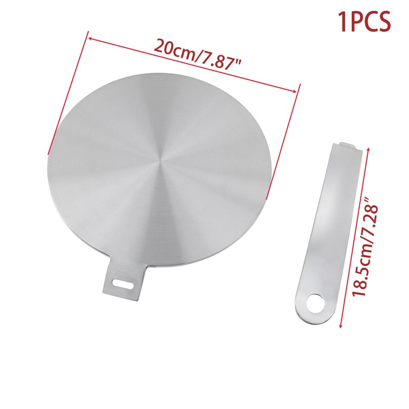 Woogim Heat Conduction Plate 7.87" / 20cm,Induction Adapter with Detachable