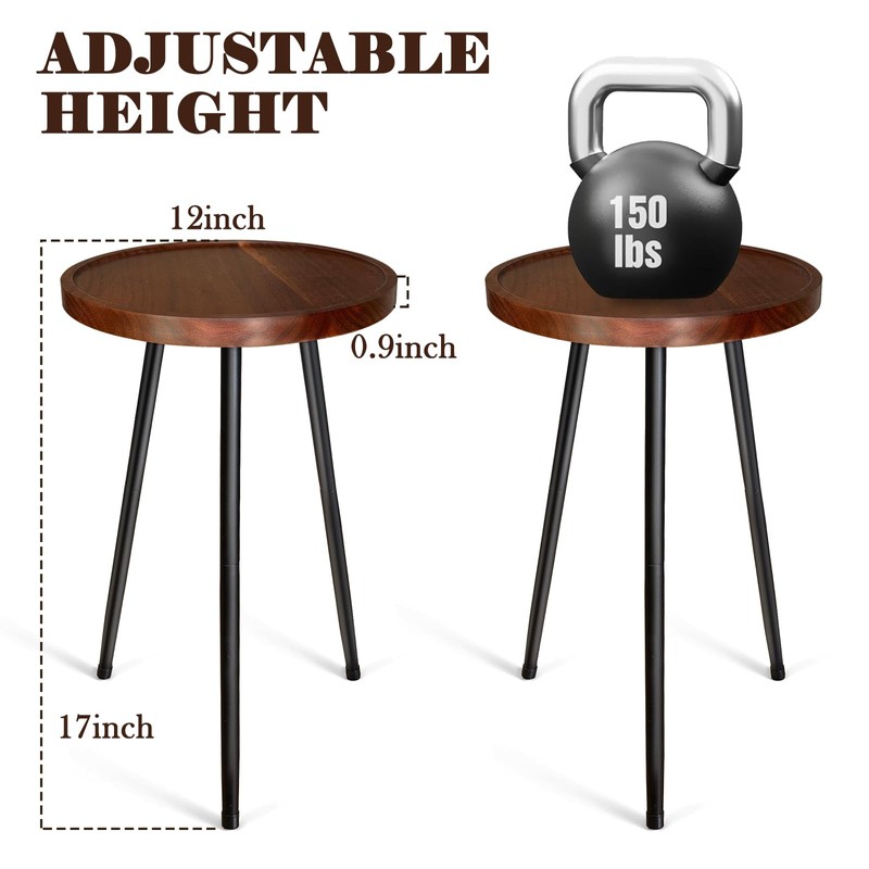 Klxuyuo Acacia Wood Plant Stand Indoor Tall Plant Holder Table