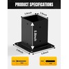 ZEKOO 4x4 Post Base 4Pcs Post Anchor (Inner Size 3.6"x3.6")