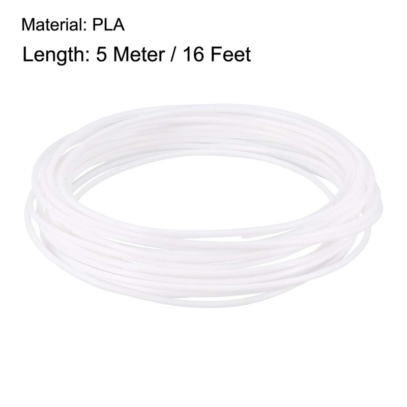 uxcell 3D Pen Filament Refills,16Ft,1.75mm PLA Filament Refills,Dimensional Accuracy +/-