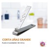 Corta Uñas Grande Pedicura Manicure Acero Templado Mc Nails