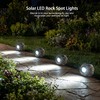 Candieslife Solar Rock Lights Outdoor Garden Waterproof - Super Bright
