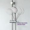 HAMOLER 24 Inch Shower Slide Bar with Adjustable Shower Holder