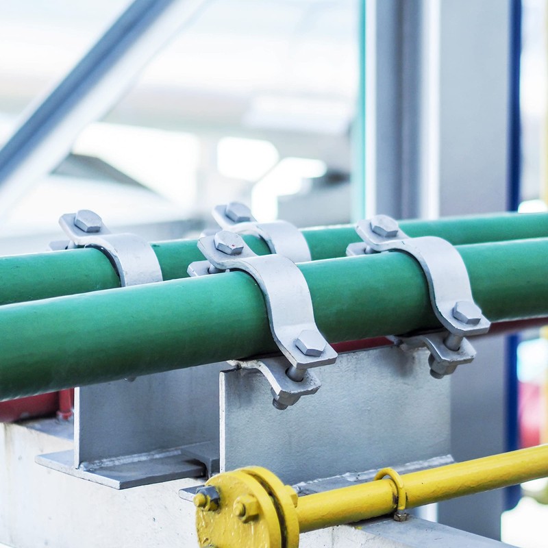 sourcing map Wall Mount Ceiling Mount Pipe Support, 304 Stainless