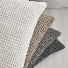 EMEMA Corduroy Cushion Cover, Set of 4, Decorative Cushion Covers, Granules, Sofa Cushion, Decorative Cushion Covers, Couch Cushion Cover, Soft Cushion Cover, Decorative Cushion for Sofa, Couch,