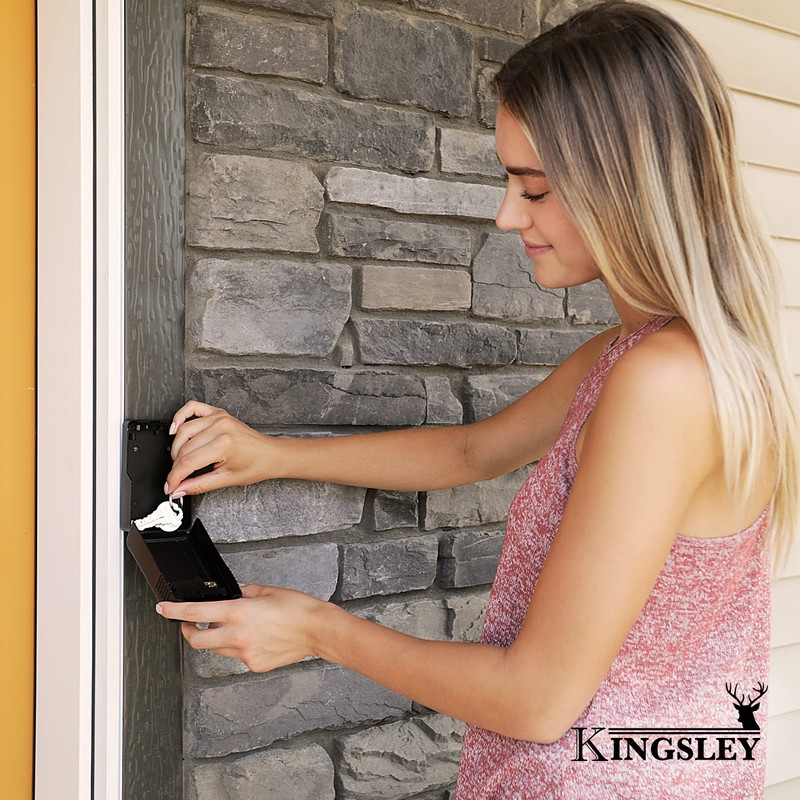 Kingsley Key Realtor Lock Box - Guard-a-Key, Secure Weatherproof Key