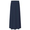 Baby'O Women's Basic Stretch Cotton Knit Panel Maxi A-Line Skirt,