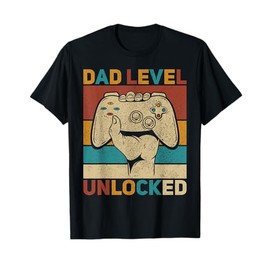 Pregnancy Announcement Dad Level Unlocked Soon To Be Father T-Shirt