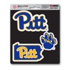 FANMATS NCAA Pittsburgh Panthers Team Decal, 3-Pack,Blue