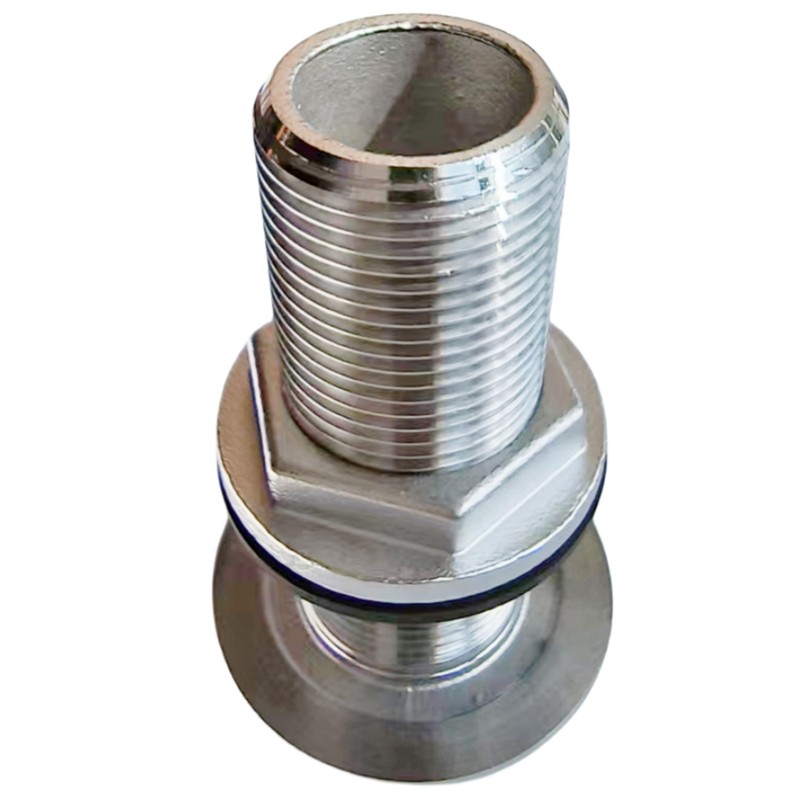 Marine Grade 316 Stainless Steel Full Threaded Through Hull Pipe