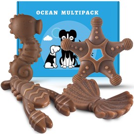 Juguetes masticables para masticadores agresivos, juguetes indestructibles para perros grandes, juguetes duraderos para perros grandes para razas medi