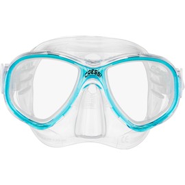 Cressi Perla Jr, Clear/Clear/Aquamarine, Clear Lens
