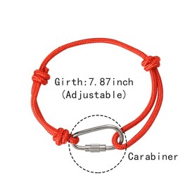 Rock Climbing Cord Bracelet for Best Friend Birthday Christmas Gifts for Bestie Sister Brother Sliding Knot Bracelet Set for Climber Hiking Gifts for Girlfriend Boyfriend Anniversary Wedding Gift