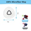 Wa.IE Jiemi Mop Replacement Heads - 4 Pack Microfiber Refill