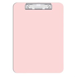 Hongri Plastic Clipboard, Pink Clipboard Standard A4 Letter Size Clipboards for Nurses, Students, Office and Women, Clipboard with Pen Holder and Low Profile Clip, Size 12.5 x 9 Inch, (Pink)