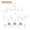 Hemudu Dual Monitor Stand -Adjustable Length and Angle Dual Monitor
