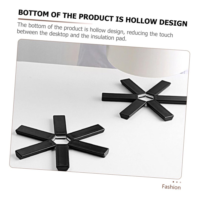 BIUDECO Folding Insulation Pad for Kitchen Pot Mat Heatproof Trivet