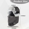 CZAYEFNH Winter Windproof Full Cover Outdoor Riding Mask with Glasses，Grey