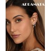 Adramata Earrings Gold Set Stainless Steel Earrings for Women 14K