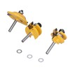 3Pcs Rail Stile Router Bits Roman Ogee Bit Woodworking Groove