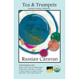 USDA Organic Russian Caravan Loose Leaf Black Tea 1 LB (16 oz)