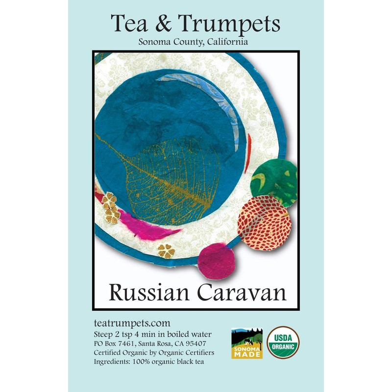 USDA Organic Russian Caravan Loose Leaf Black Tea 1 LB