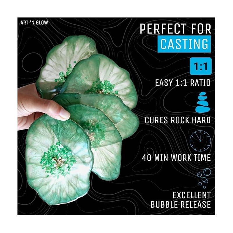 Art 'N Glow Epoxy Resin 32 oz Kit - Crystal