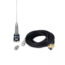 Rugged Radios RH-5R 1/2 Wave VHF External Antenna Kit with Coax Cable & Adapter