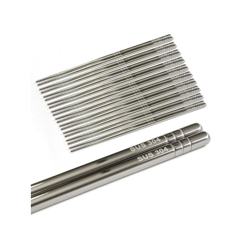 Double-walled chopsticks 23cm, 10-piece set, for restaurants, commercial use, home