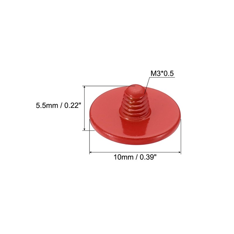 PATIKIL Camera Shutter Button Set of 3 Copper Camera Buttons