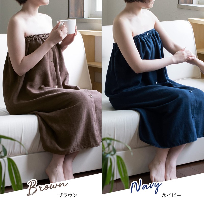 Bloom Wrap Towel Speed Dry for Adults 85×130 Gauze Material