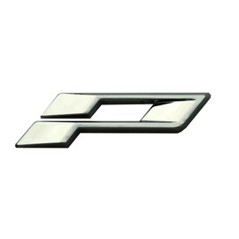 1Pc New P Emblem Car Badge Decal Sticker Replacement for Escalade ESV XTS Platinum - 23432566 (Chrome)