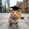 Cat Graduation Cap, Mini Graduation Caps Set for Small Pets,