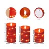 Xinhidar Flameless Candle Battery Powered Embedded Light String LED Candle