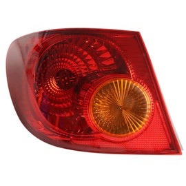 SEBLAFF - Juego de 1 luz trasera izquierda para 2003-2008 Corolla lado exterior 81551-02290
