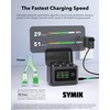 Rszfnjxry Osmo 360 Battery(2 Packs) with 27W Fast Intelligent Bi-Directional