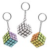 Baker Ross AW661 Colour in Magic Puzzle Cube Keyrings-Pack of