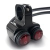 Motorcycle Handlebar Switch ATV Handlebar Light Switch Waterproof Double Control