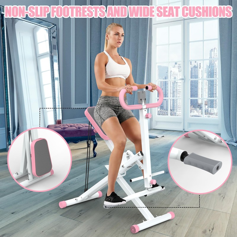 Squat Machine for Home, Core Exercise Machine Foldable Assist Trainer